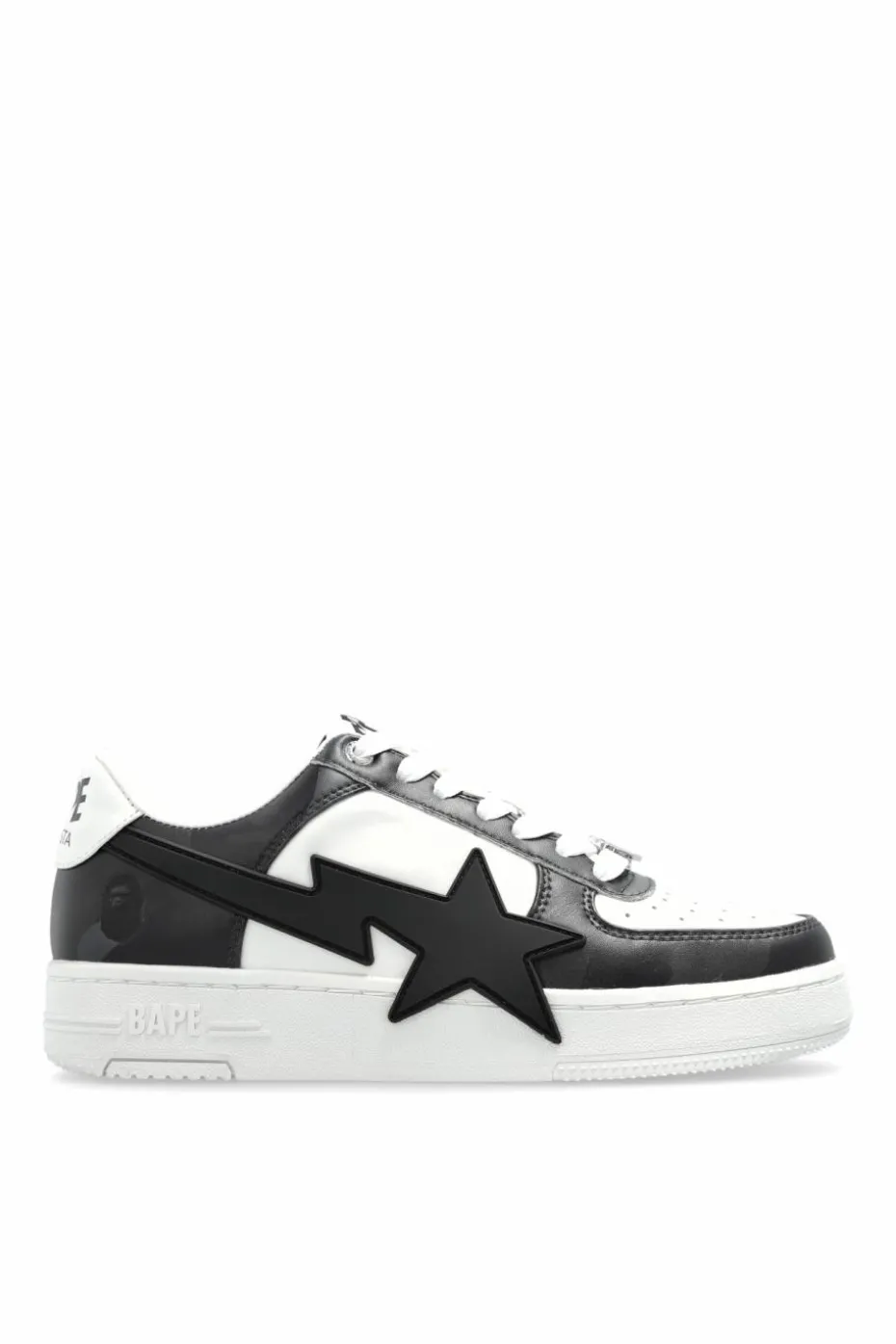 A BATHING APE® CZARNY Buty sportowe z logo