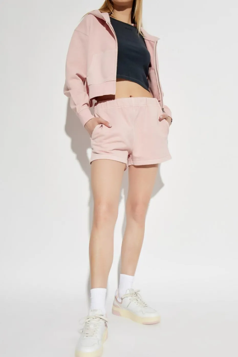 A BATHING APE® RÓŻOWY Bluza z kapturem