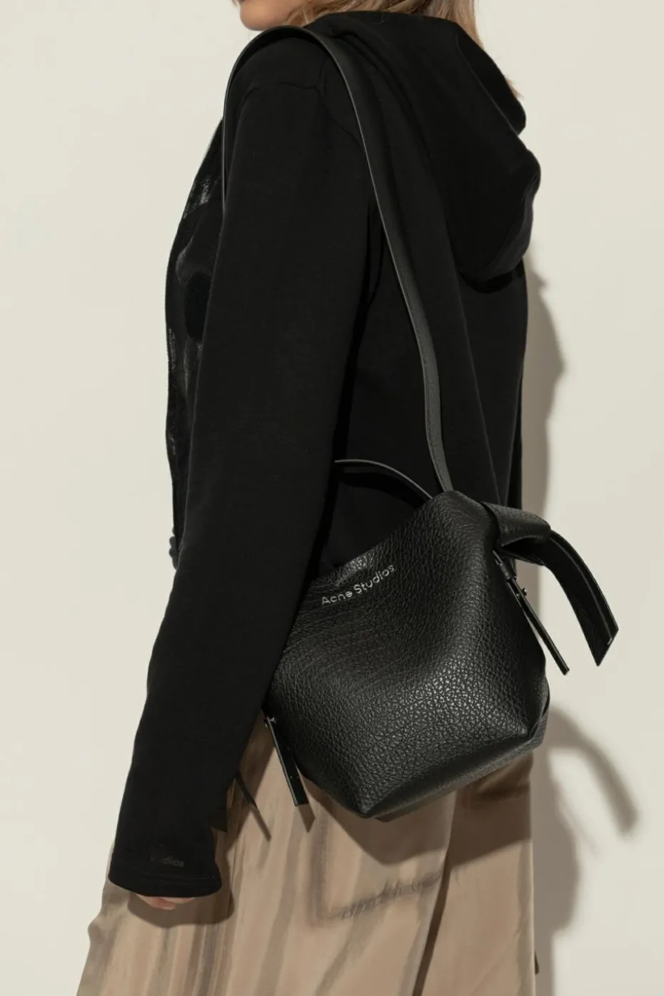 Acne Studios CZARNY Torba na ramię