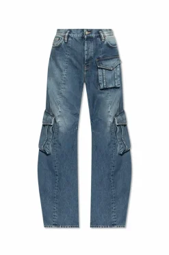 Acne Studios NIEBIESKI Jeansy typu `cargo`