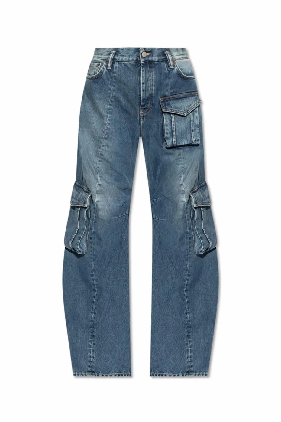 Acne Studios NIEBIESKI Jeansy typu `cargo`