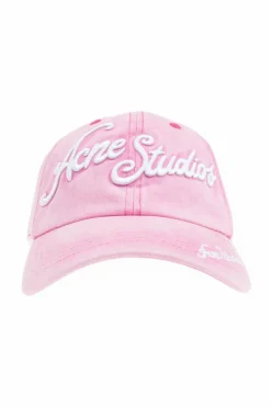 Acne Studios RÓŻOWY Czapka z daszkiem