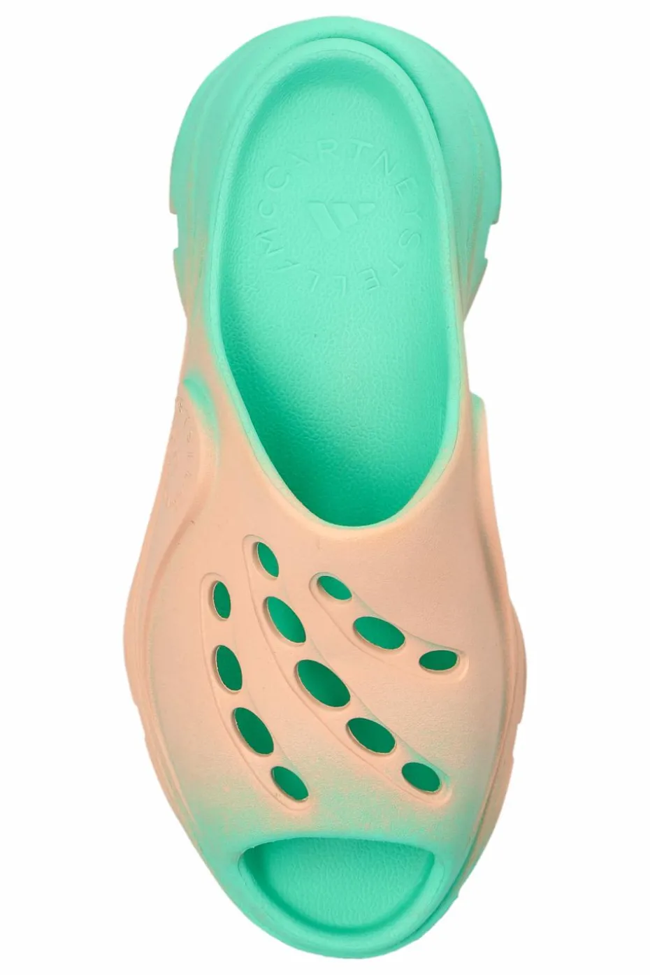 ADIDAS by Stella McCartney MULTIKOLOR Klapki na platformie