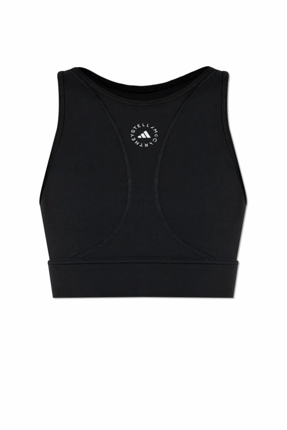 ADIDAS by Stella McCartney CZARNY Biustonosz sportowy z logo