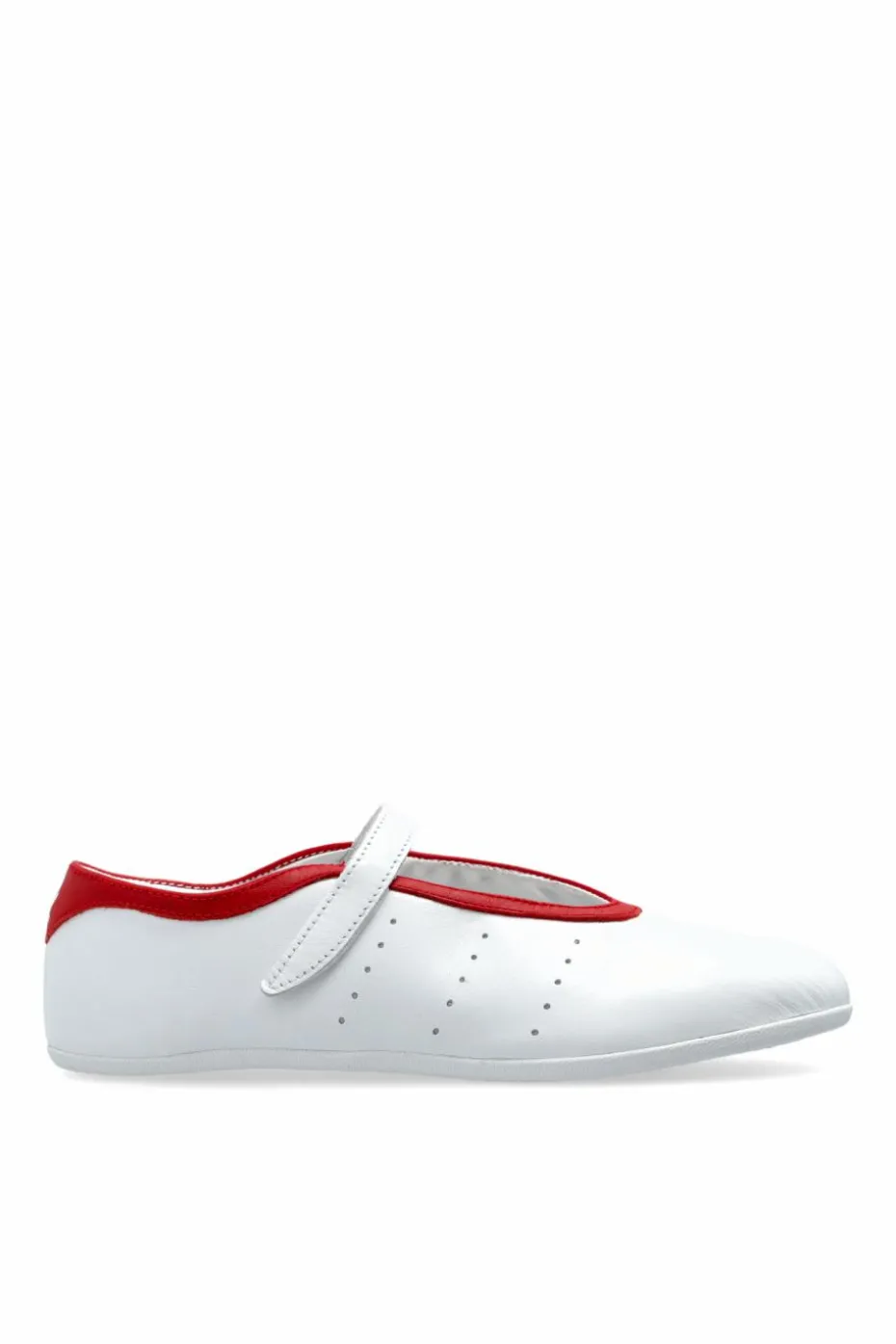 ADIDAS Originals BIAŁY Baleriny `Stan Smith Lo`