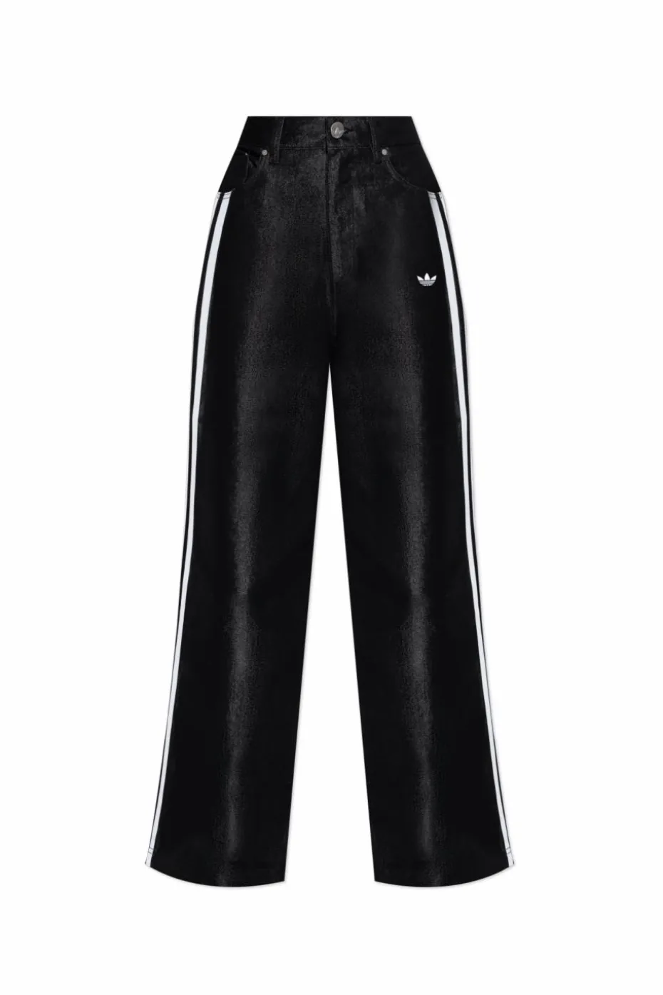 ADIDAS Originals CZARNY Jeansy z logo
