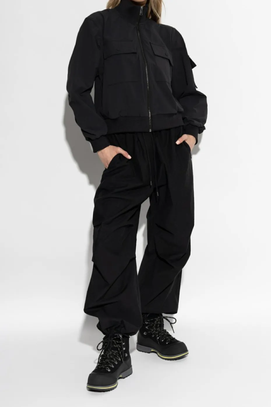 ADIDAS Originals CZARNY Lekka kurtka z kieszeniami