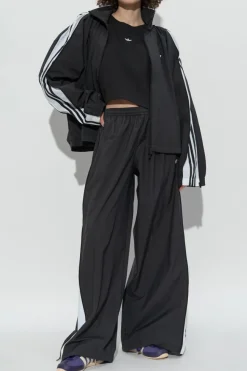 ADIDAS Originals CZARNY Spodnie dresowe z logo