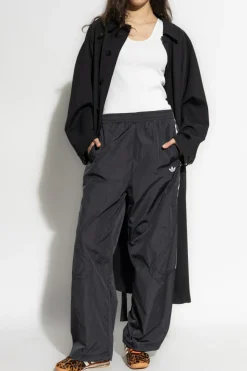 ADIDAS Originals CZARNY Spodnie ortalionowe