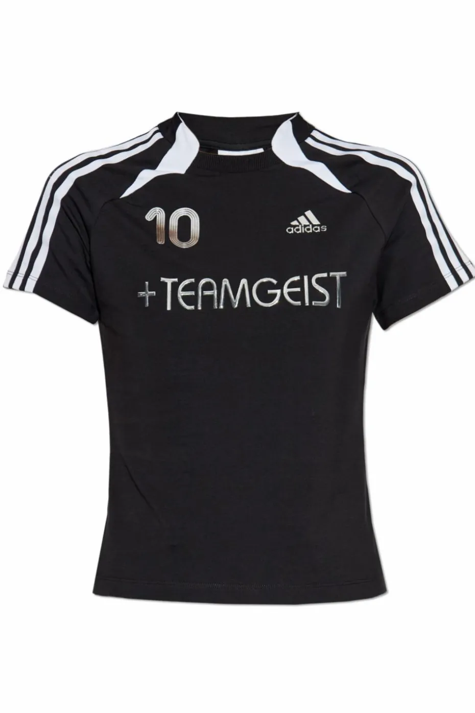 ADIDAS Originals CZARNY T-shirt z logo