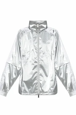 ADIDAS Originals SREBRNY Lekka kurtka z logo
