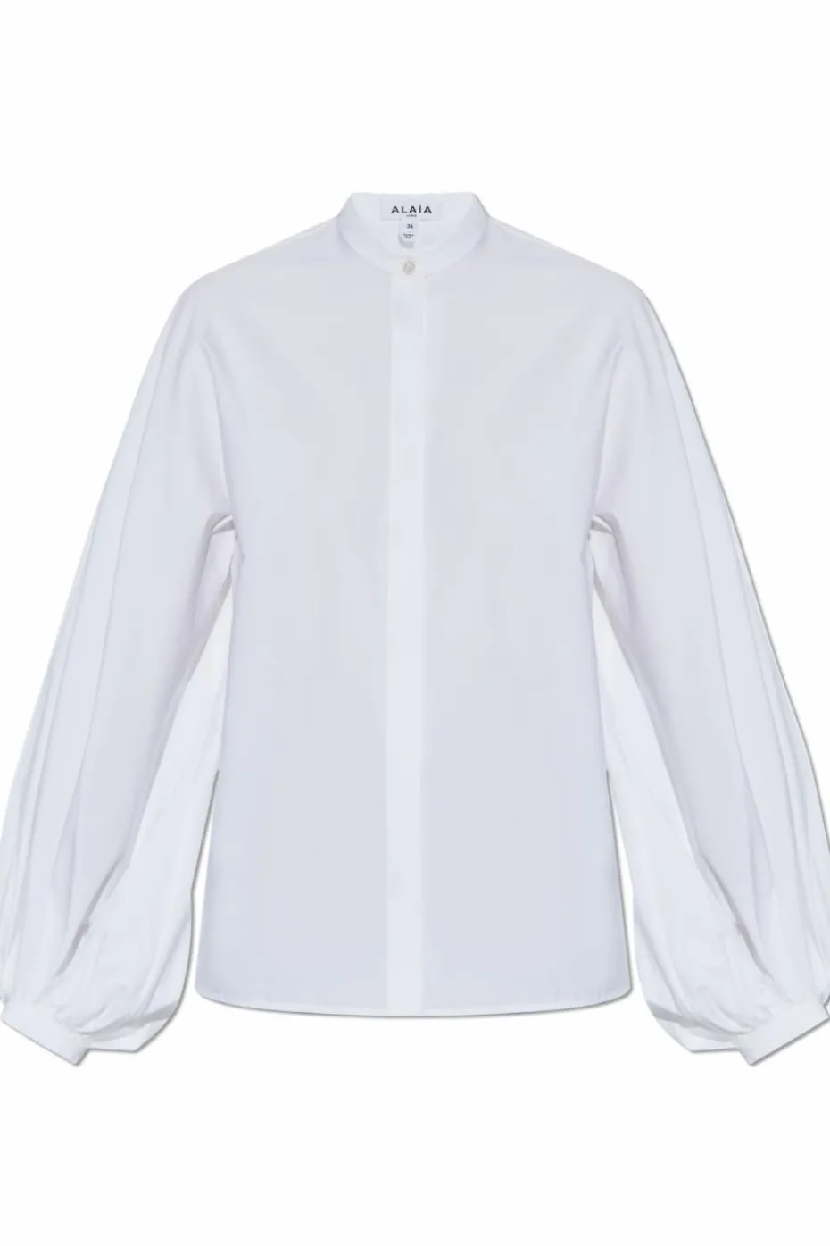 Alaïa BIAŁY Bawełniana koszula