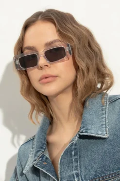 Alaïa BIAŁY Okulary przeciwsłoneczne