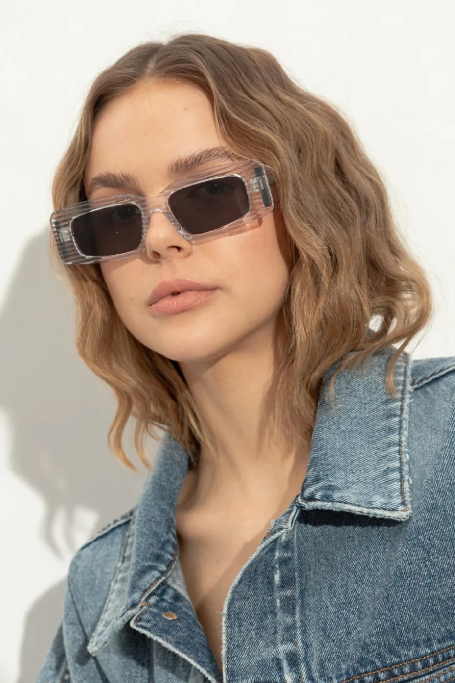 Alaïa BIAŁY Okulary przeciwsłoneczne