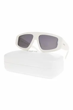 Alaïa BIAŁY Okulary przeciwsłoneczne