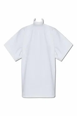 Alaïa BIAŁY Top z usztywnianą stójką
