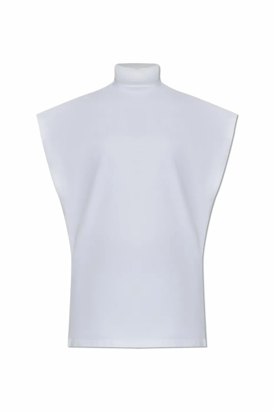 Alaïa BIAŁY Top z usztywniana stójką