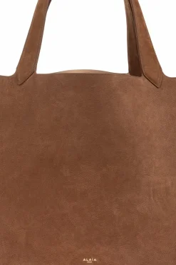 Alaïa BRĄZOWY Torba `Le Cabas` typu `shopper`