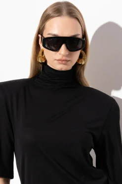 Alaïa CZARNY Okulary przeciwsłoneczne