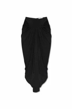 Alaïa CZARNY Spódnica z drapowaniem