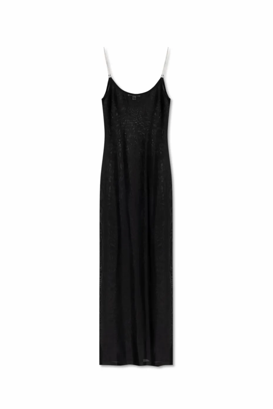Alaïa CZARNY Transparentna sukienka