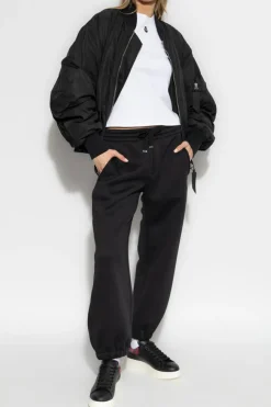 Alexander McQueen BIAŁY T-shirt z wyszyciem