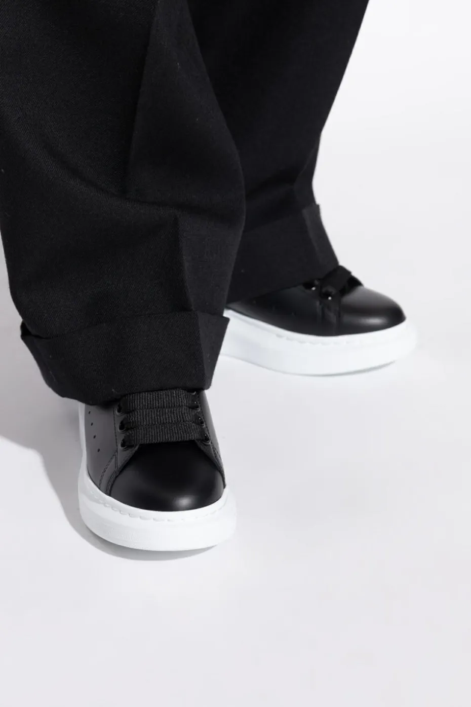 Alexander McQueen CZARNY Buty sportowe z logo