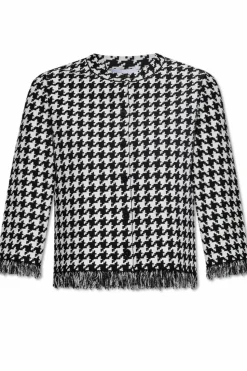 Alexander McQueen CZARNY Kardigan ze wzorem