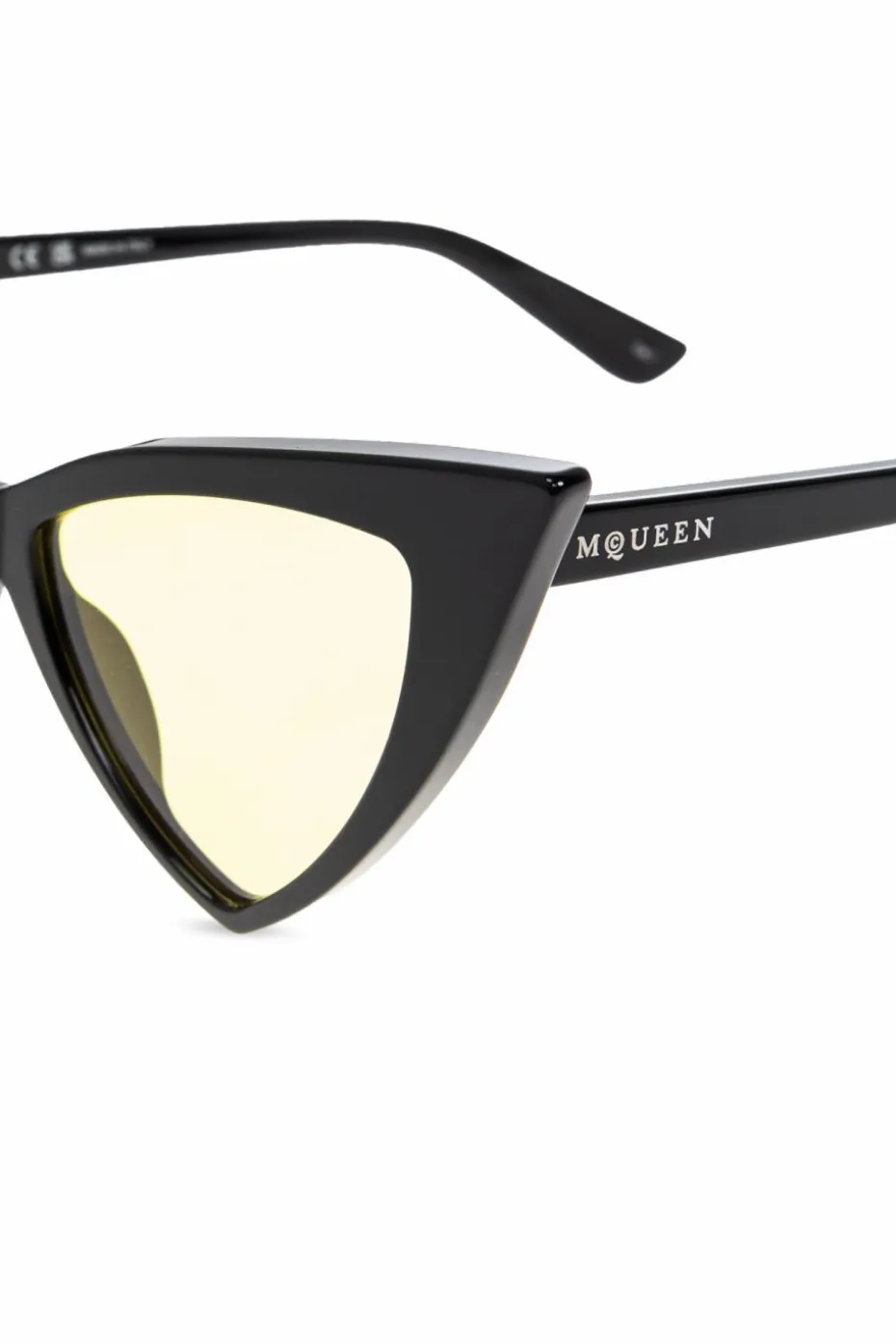 Alexander McQueen CZARNY Okulary przeciwsłoneczne