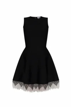 Alexander McQueen CZARNY Sukienka bez rękawów