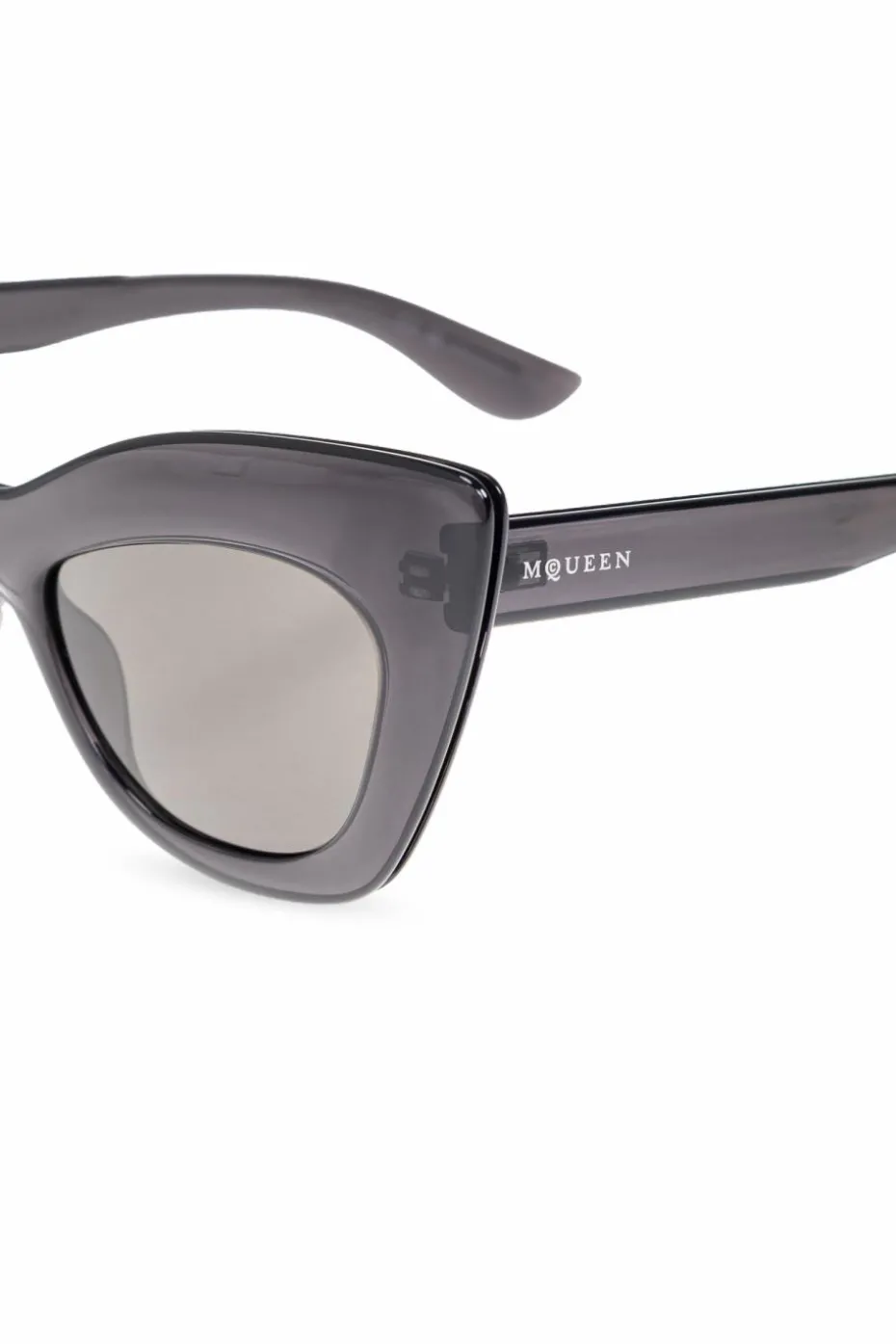 Alexander McQueen CZARNY Okulary przeciwsłoneczne