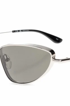 Alexander McQueen SREBRNY Okulary przeciwsłoneczne