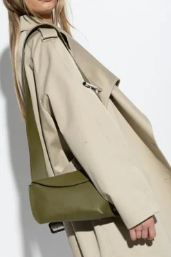Alexander McQueen ZIELONY Torba na ramię `T-Bar Sling`