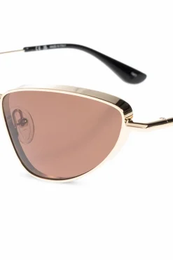 Alexander McQueen ZŁOTY Okulary przeciwsłoneczne