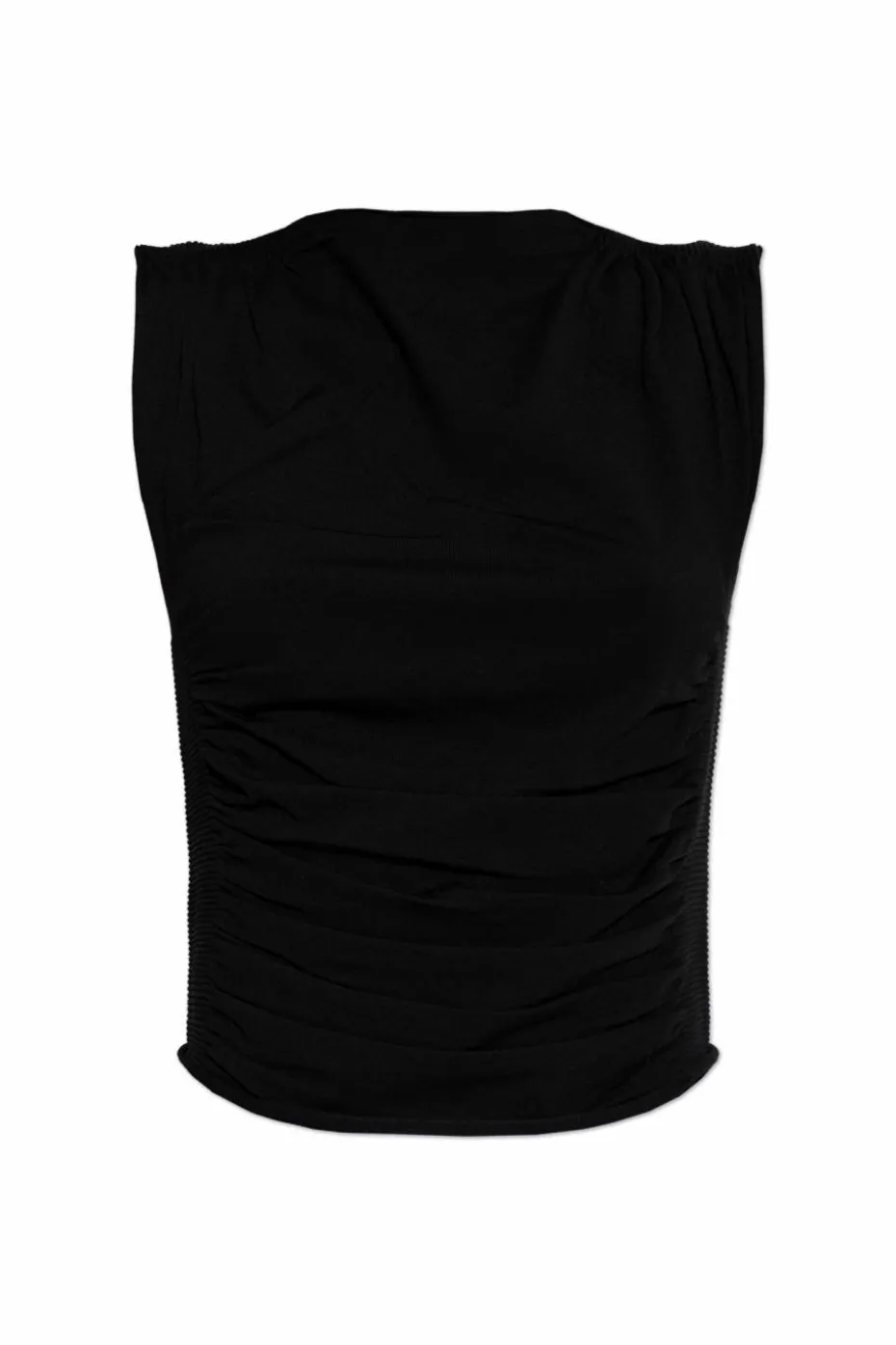 Alexander Wang CZARNY Top z drapowaniami