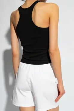 Alexander Wang CZARNY Top z logo