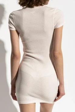 Alexander Wang RÓŻOWY Bieliźniana sukienka