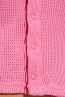 Alexander Wang RÓŻOWY Kardigan bieliźniany