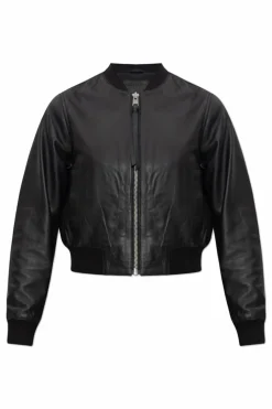 AllSaints CZARNY Kurtka `Orten`
