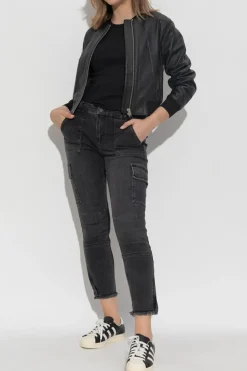 AllSaints CZARNY Kurtka `Orten`