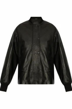 AllSaints CZARNY Skórzana kurtka `Sofi`