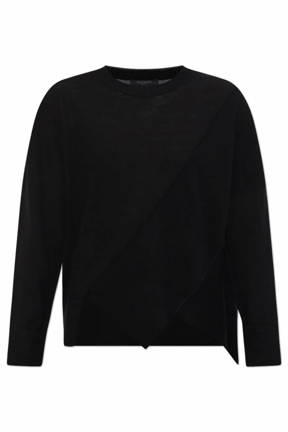 AllSaints CZARNY Sweter `Isla`