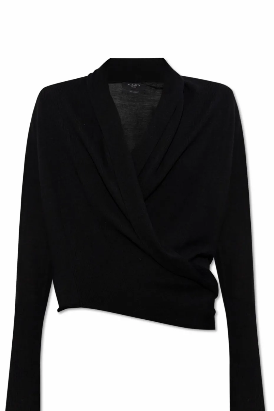 AllSaints CZARNY Sweter `Wasson`