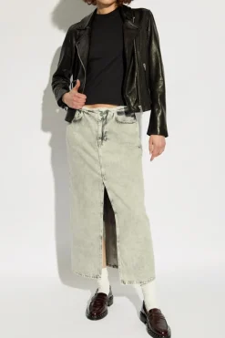 AllSaints CZARNY Top bez rękawów ‘Imogen’