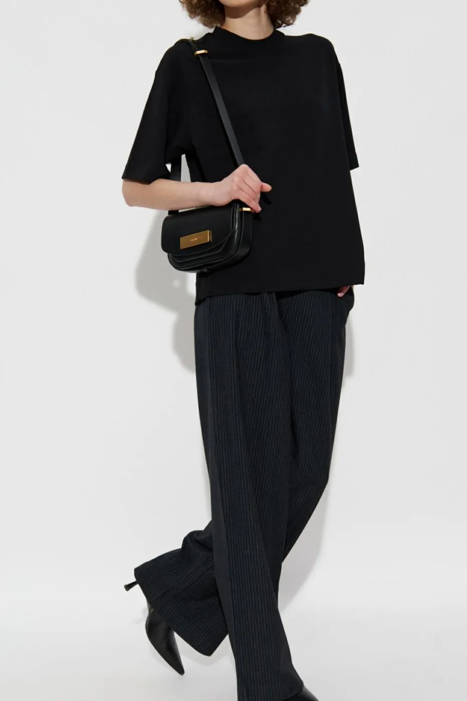 AllSaints CZARNY Top `Dani`