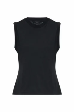 AllSaints CZARNY Top `Imogen`