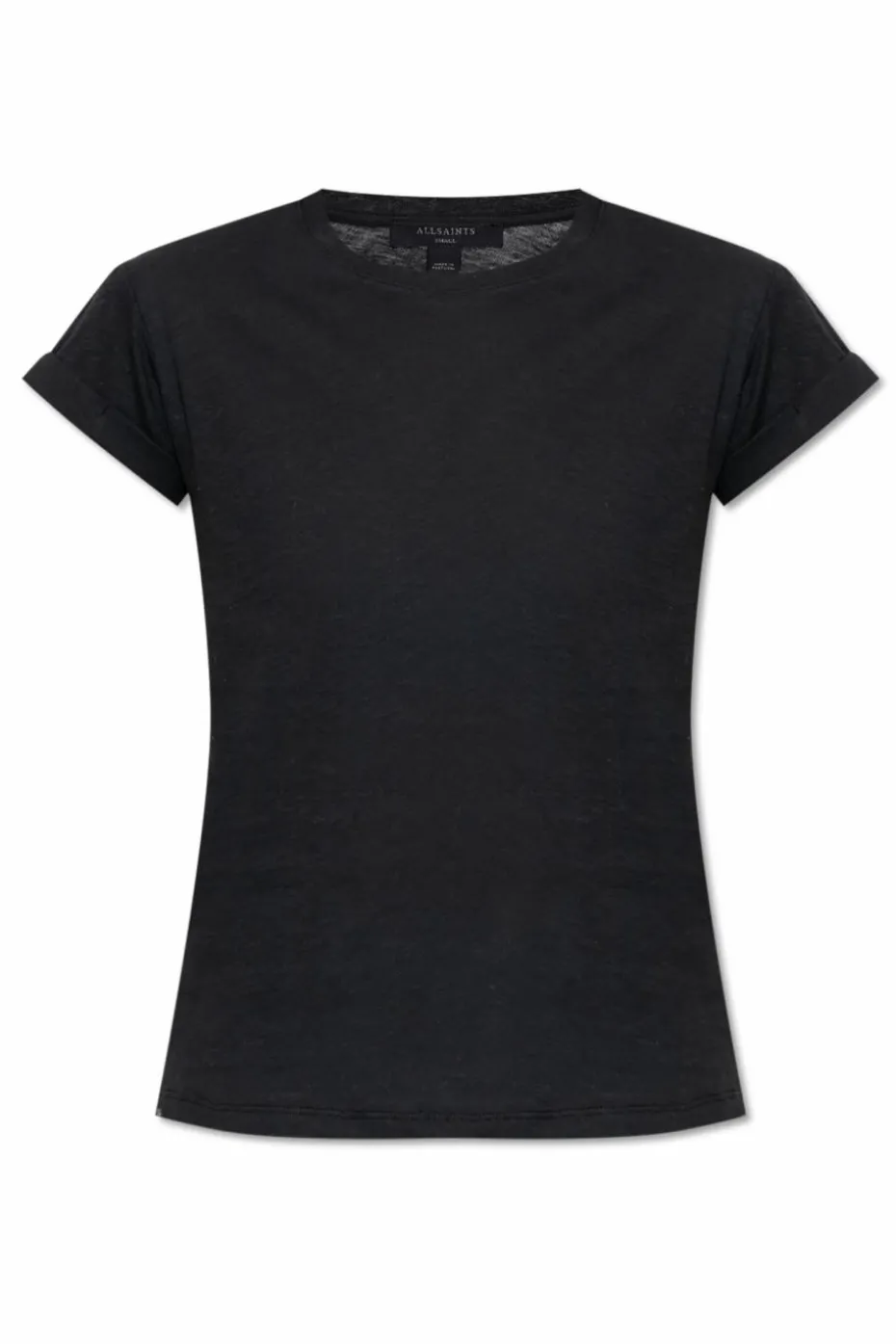 AllSaints CZARNY T-shirt `Anna`