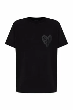 AllSaints CZARNY T-shirt `Poster`