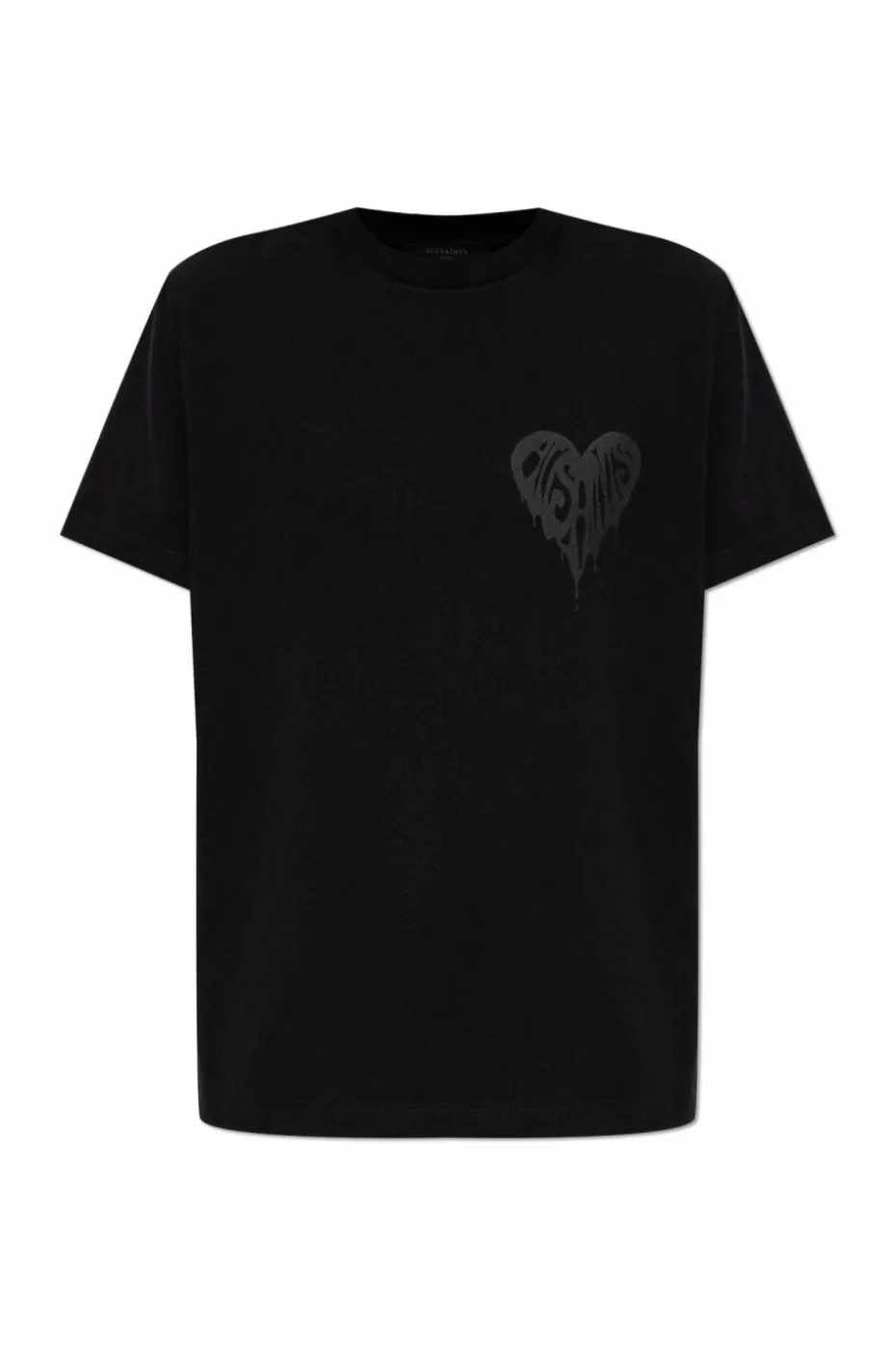 AllSaints CZARNY T-shirt `Poster`