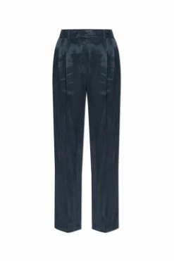 AllSaints GRANATOWY Spodnie `Averie`